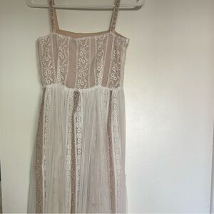 Beautiful light wedding dress